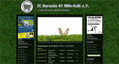 Desktop Screenshot of borussia-kalk.de